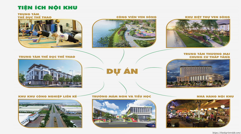 Tiện ích Nội Khu đẳng Cấp Tại Dự án The Sky Riverside