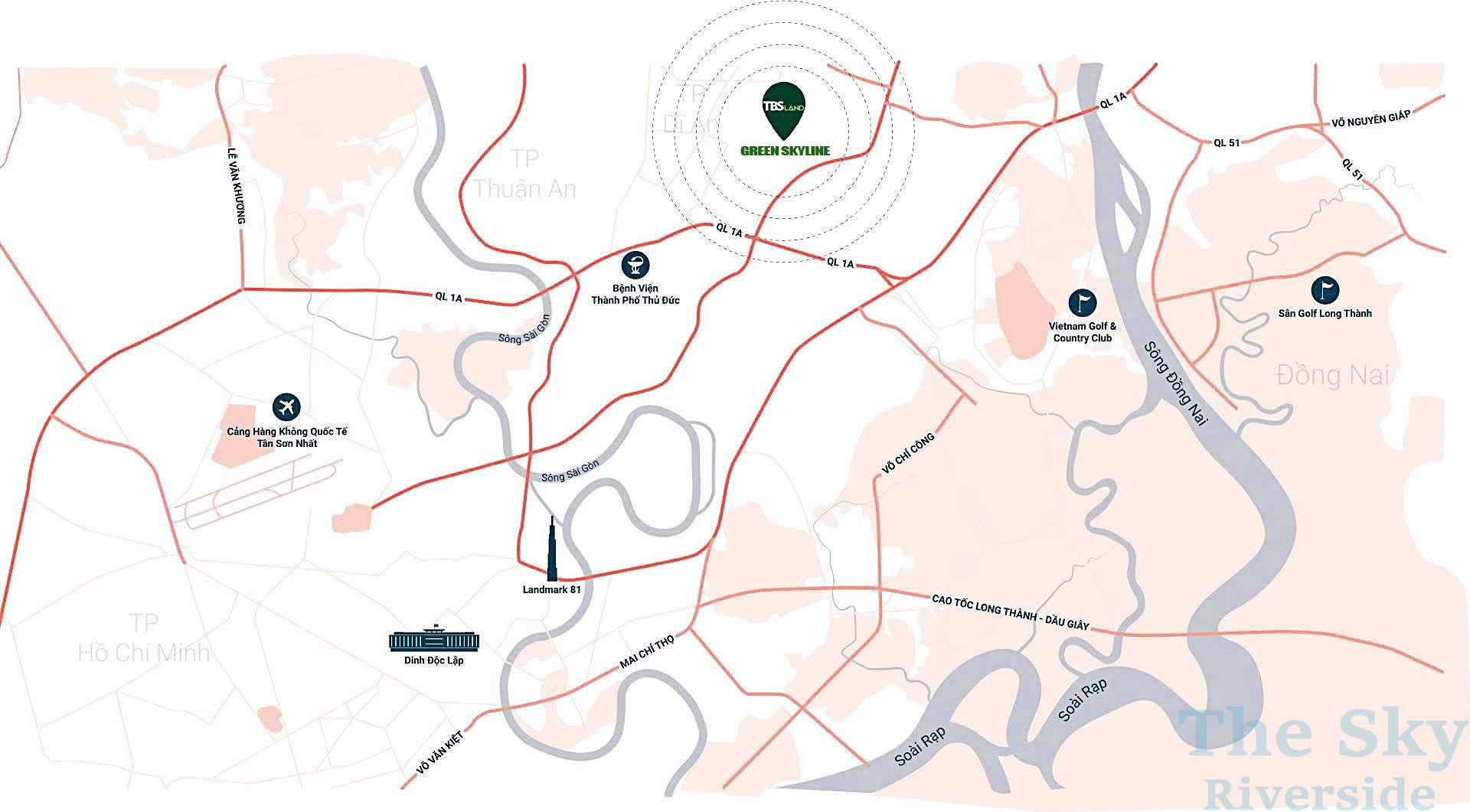 Vị Trí Green Skyline 1